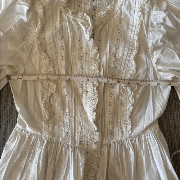 Doen Darby Dress Size S - Powder White - Picture 8 of 8